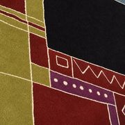 Tisca "Krumi" hand-tufted wool rug, France 1990s