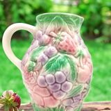 Grape and strawberry slushie pitcher