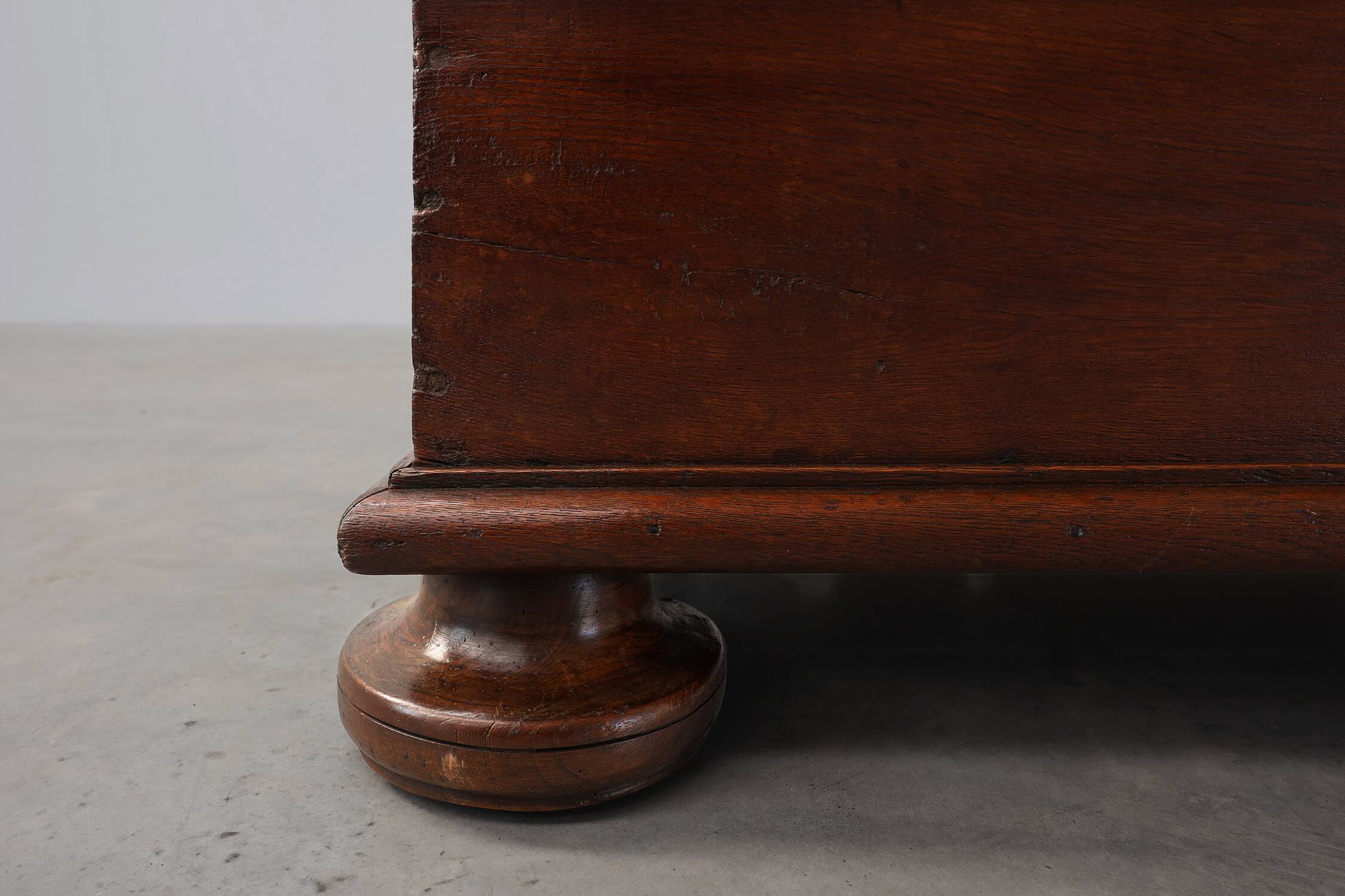 French 16th Century Antique oak hand carved wardrobe