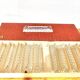 Set of 12 lead crystal knife rests