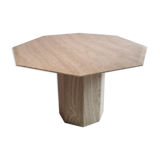 Travertine Octagonal diningtable
