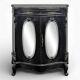 Meuble d'appui Napoléon III en bois noirci