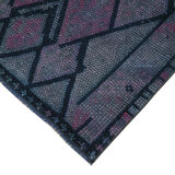 Tapis oriental purple runner unique en son genre fait à la main 85 cm x 368 cm