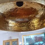 Hammered Brass Dome Pendant Light Industrial Chic Style