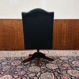 English President Chair Black Office chair black