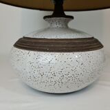 Large enamelled ceramic lamp 1970s