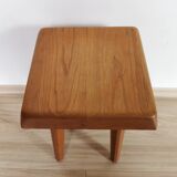 Vintage elm wood stool S01 design by Pierre Chapo 1960