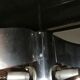 Space age spiral chandelier in vintage chromed metal 70s