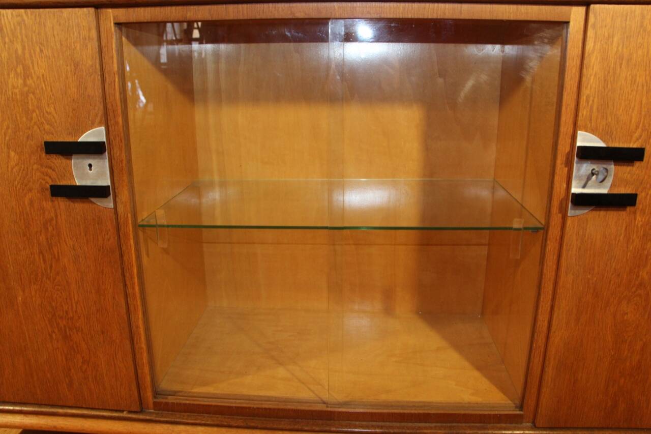 Art Deco Period Sideboard in Light Oak