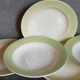 Eight earthenware plates from salins 50s