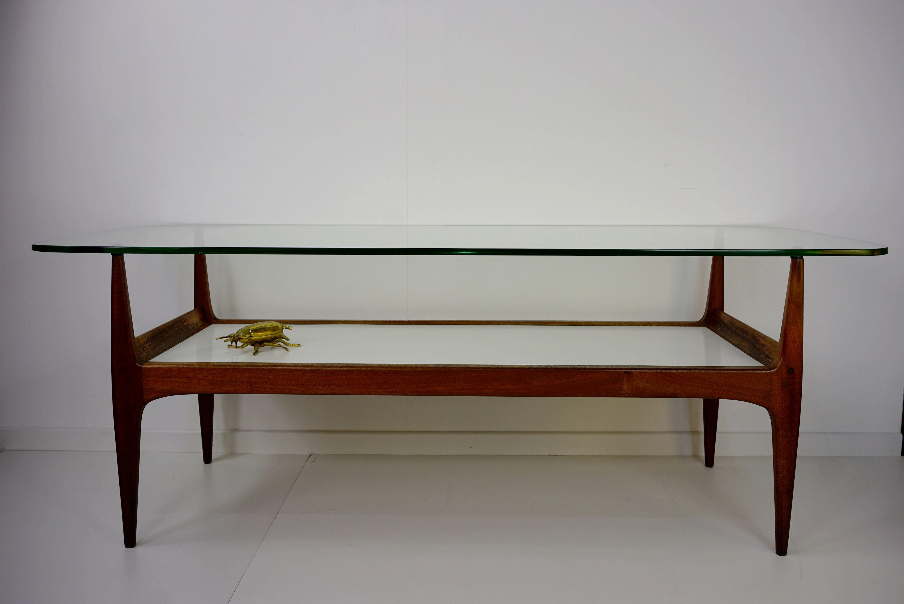 1960s teak coffee table designed by Jos De Mey