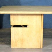 1960s travertine side table