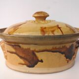 Old glazed terracotta terrine