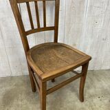 Set of 4 mismatched bistro chairs