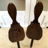 Vintage tripod stools from the 70s