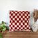 Berber Cushion Red Damier Beni Ouarain