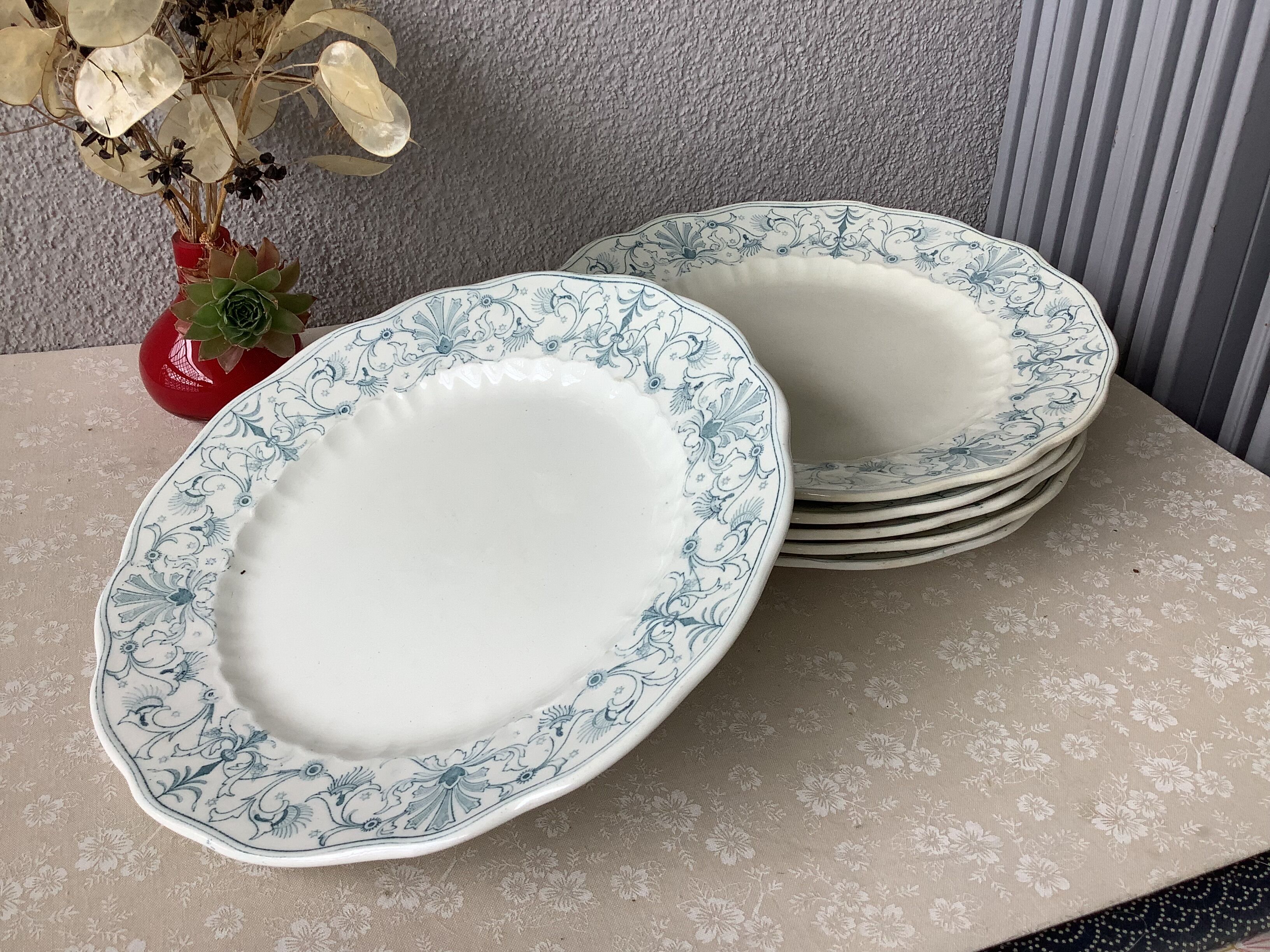 Ridgways 19th century English ironstone plates