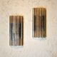 Glass lamps by Poliarte, 1960s, set of 2