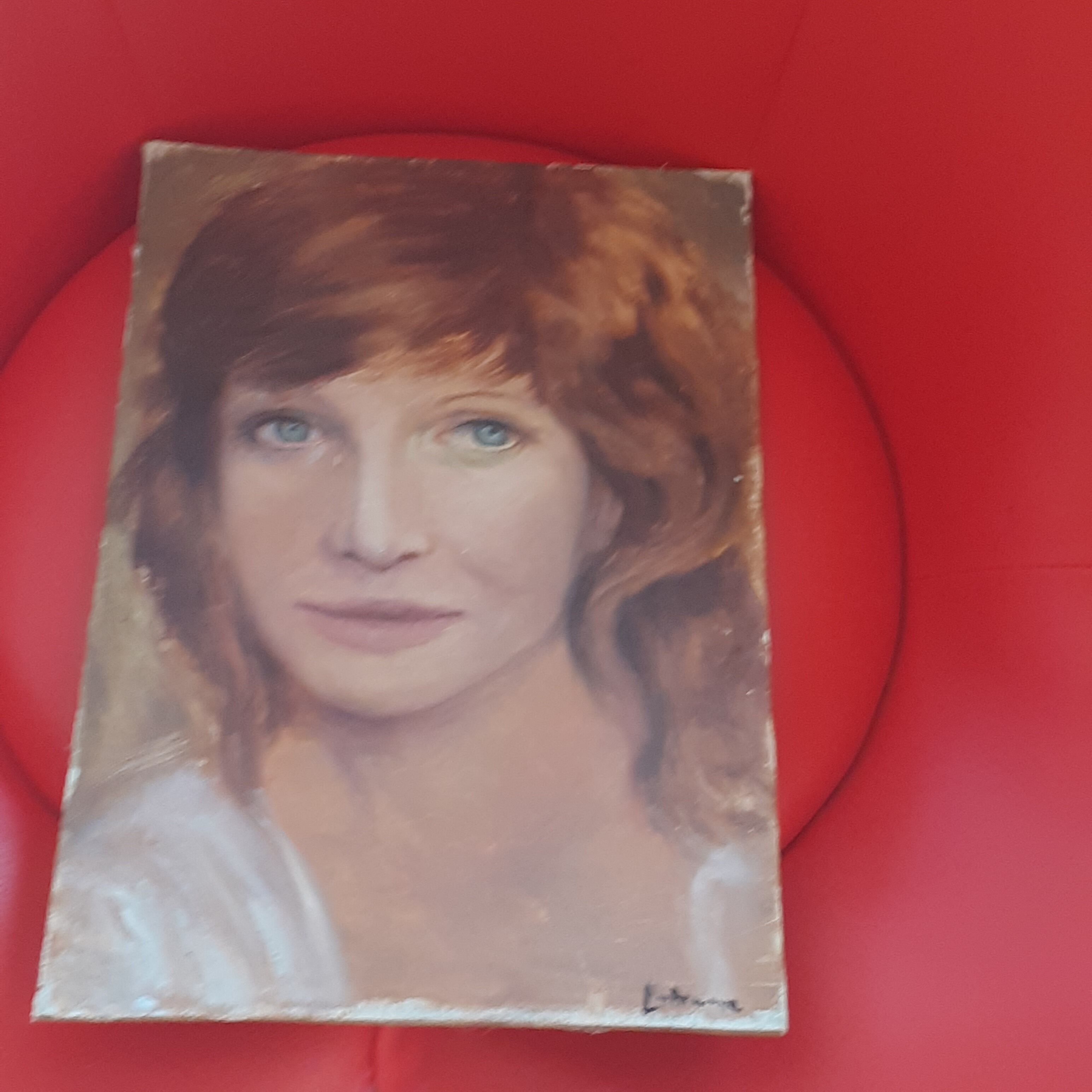 Portrait of a woman from the 50s