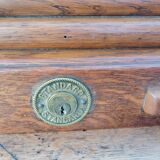 American desk with a "roll top" curtain