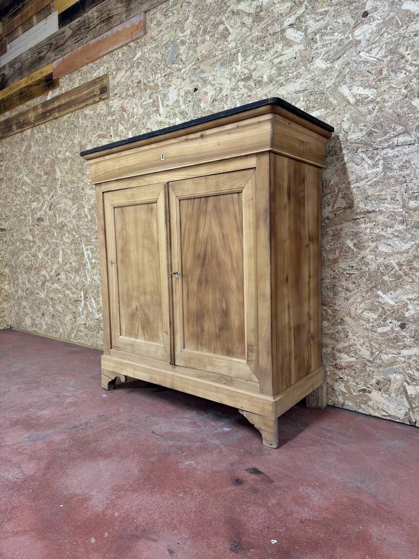Parisian buffet in cherry wood - Early 20th century - Sandblasted