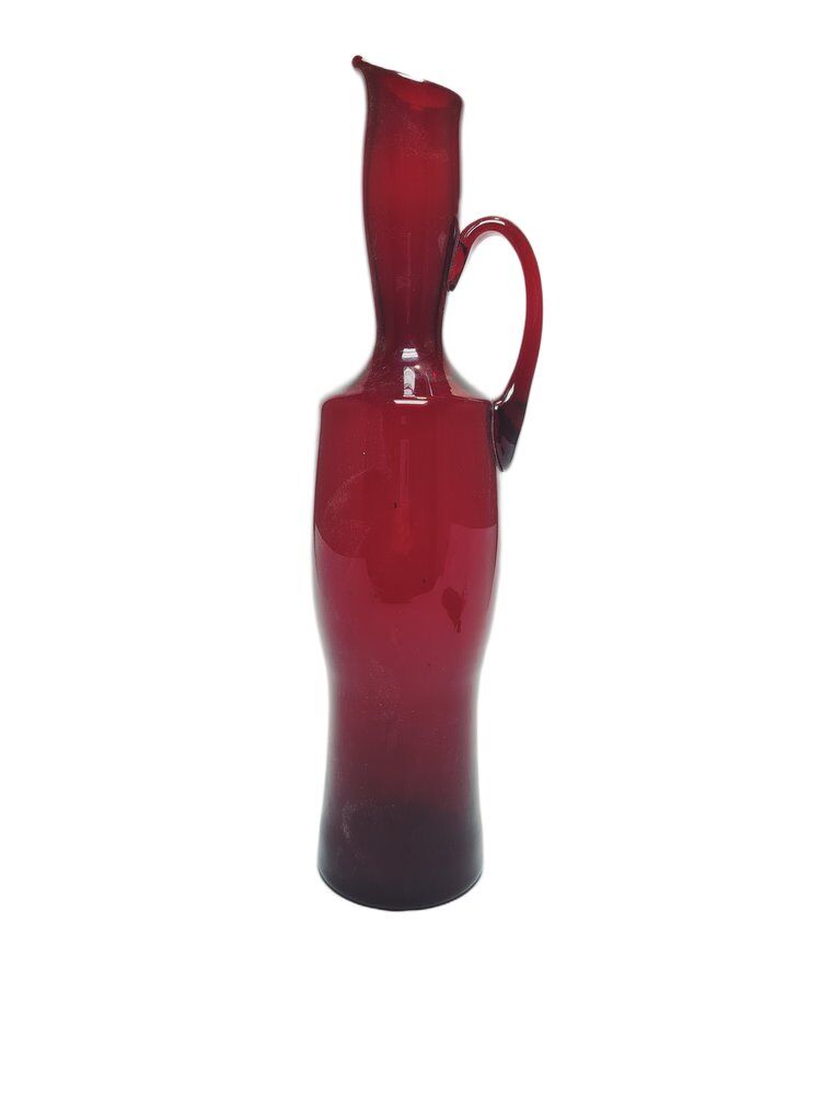 Postmodern jug by Zbigniew Horbowy for Sudety Glassworks, Poland, 1970s