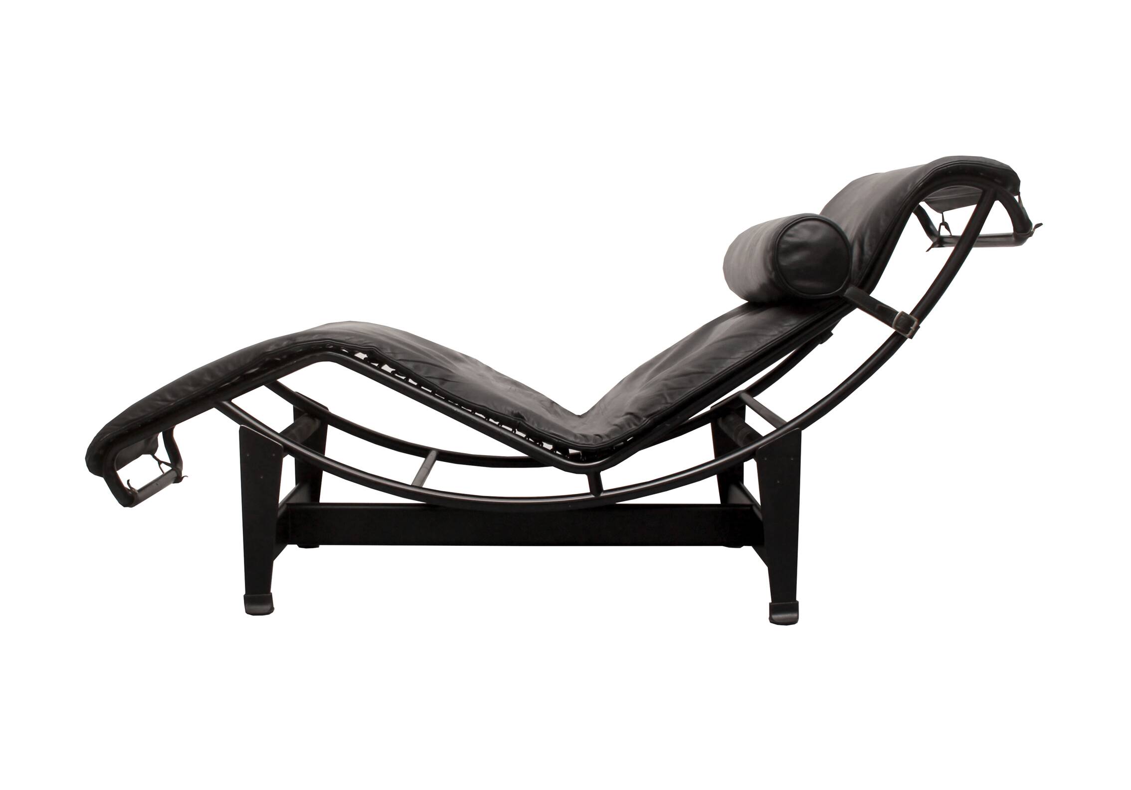 Chaise longue LC 4 Cassina Le Corbusier cuir noir