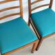 Ensemble de 6 chaises à manger danoises 1960
