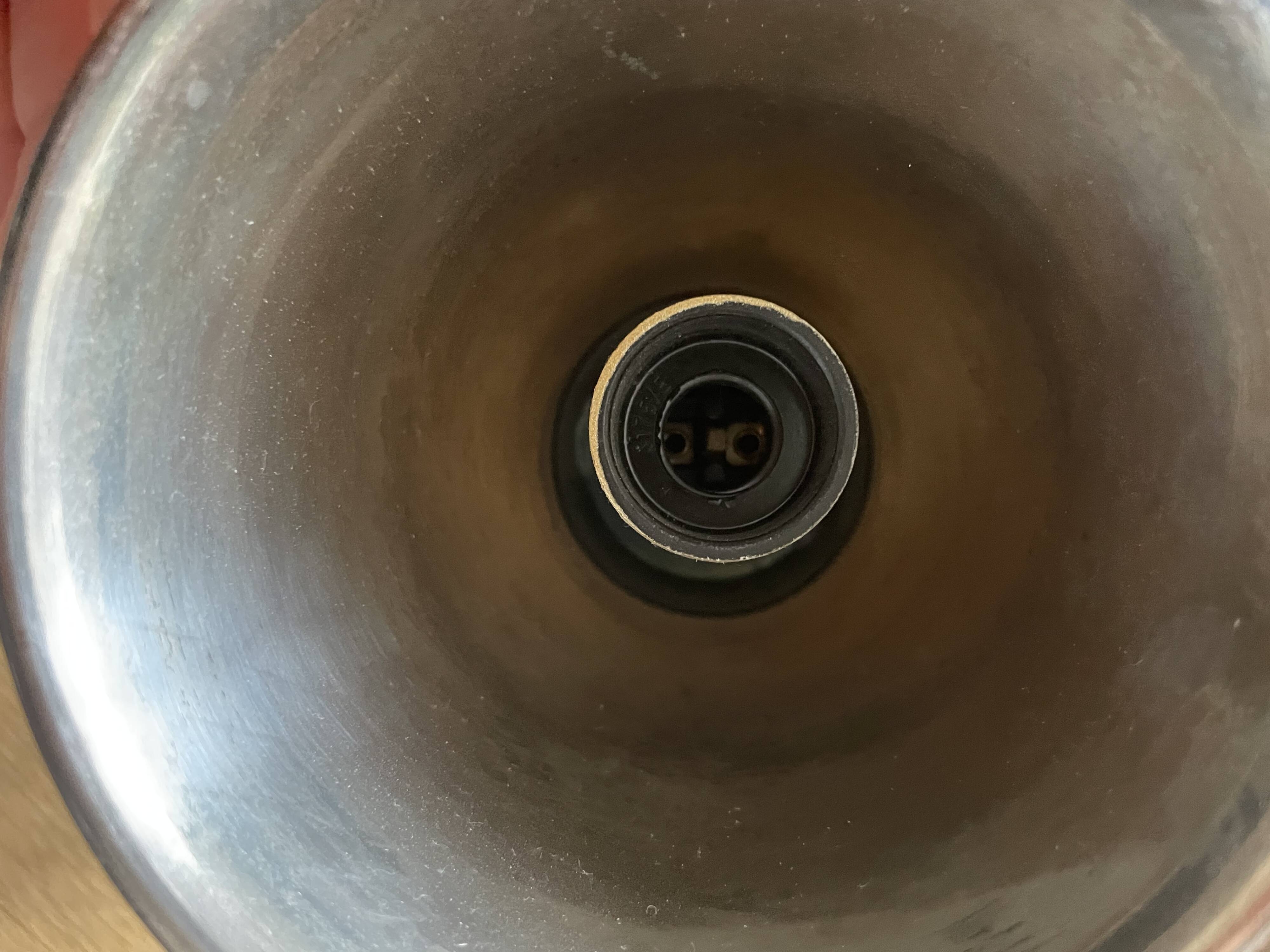 vintage silver metal wall light 250901