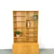 Tall LP bookcase with shelves from Sweden