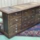 Oak store counter from the 1930s
