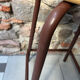 Wooden and metal workshop stool
