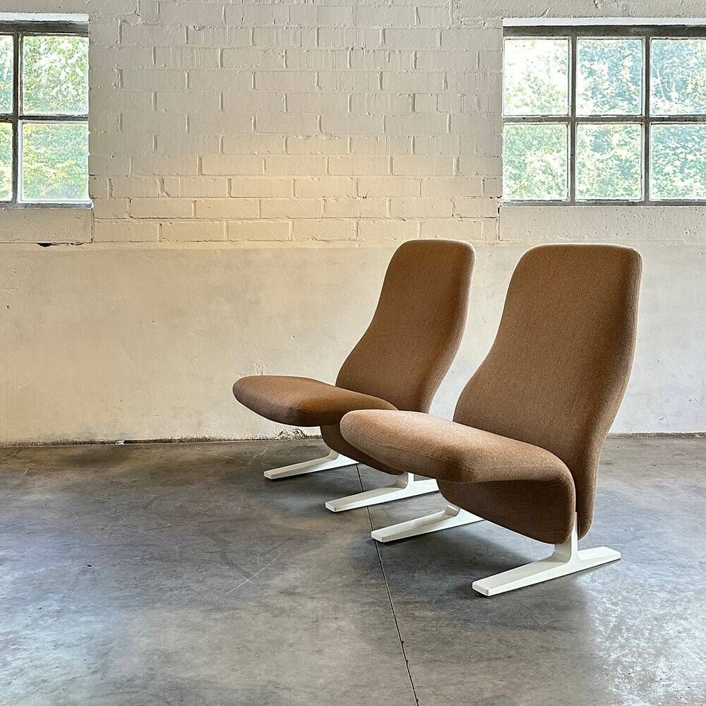 Pair of lounge chairs F784 'Concorde', Pierre Paulin, Artifort, 1960s