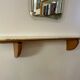 Italian Art Deco Console in Cherry Wood and Siena Marble by Paolo Buffa, 1940s