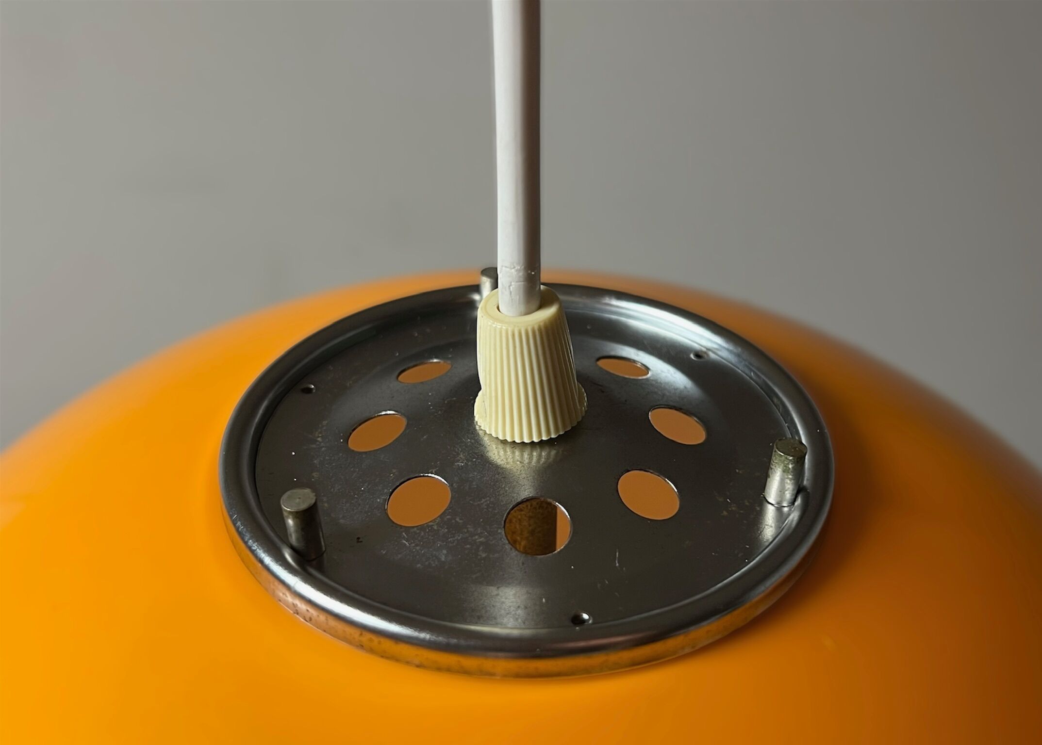 Harvey Guzzini Burgos Pendant Lamp - Rare Space Age Italian Design Hanging Lamp 60s 70s