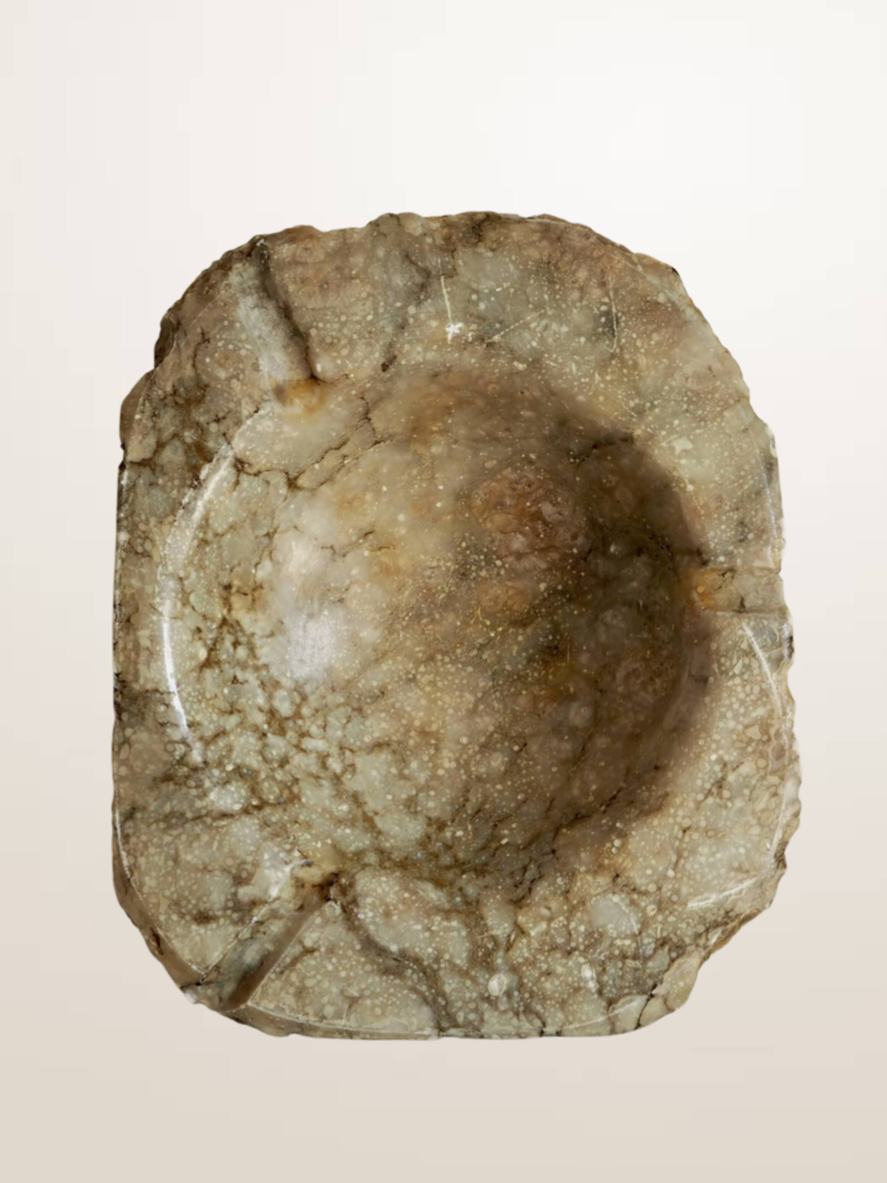 XL stone table ashtray