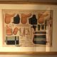 Framed lithograph "horse riding saddlery Alp Camille", late 20th century