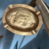 Vintage bronze brass ashtray
