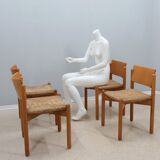 Vintage original set of 4 dining chairs