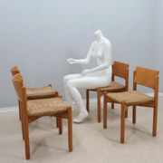 Vintage original set of 4 dining chairs