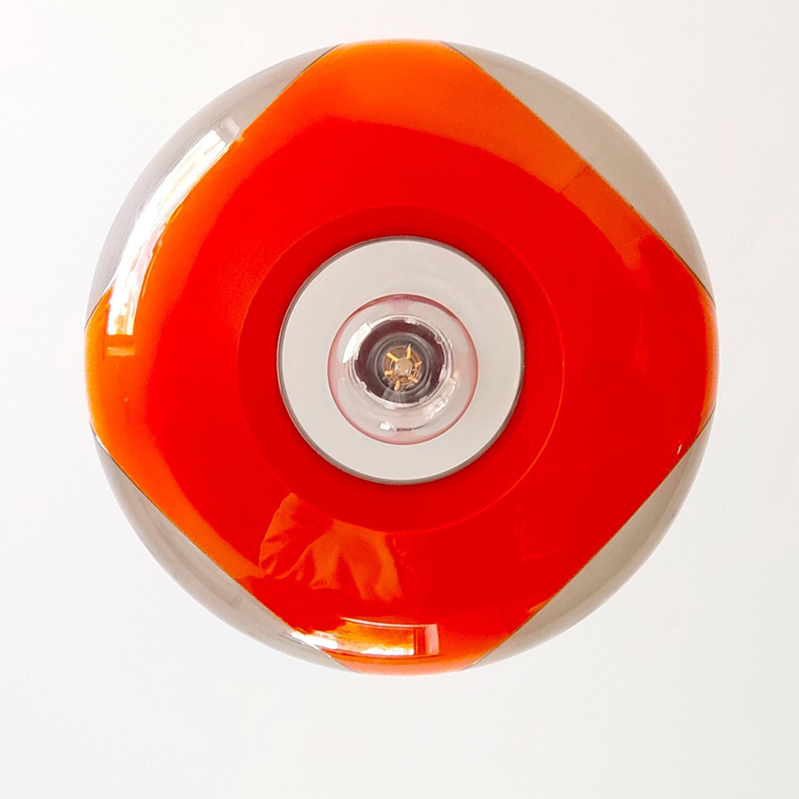 Orange bug-eye UFO pendant lamp – Massive