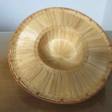 Hat, colonial helmet in bamboo 60s 70s