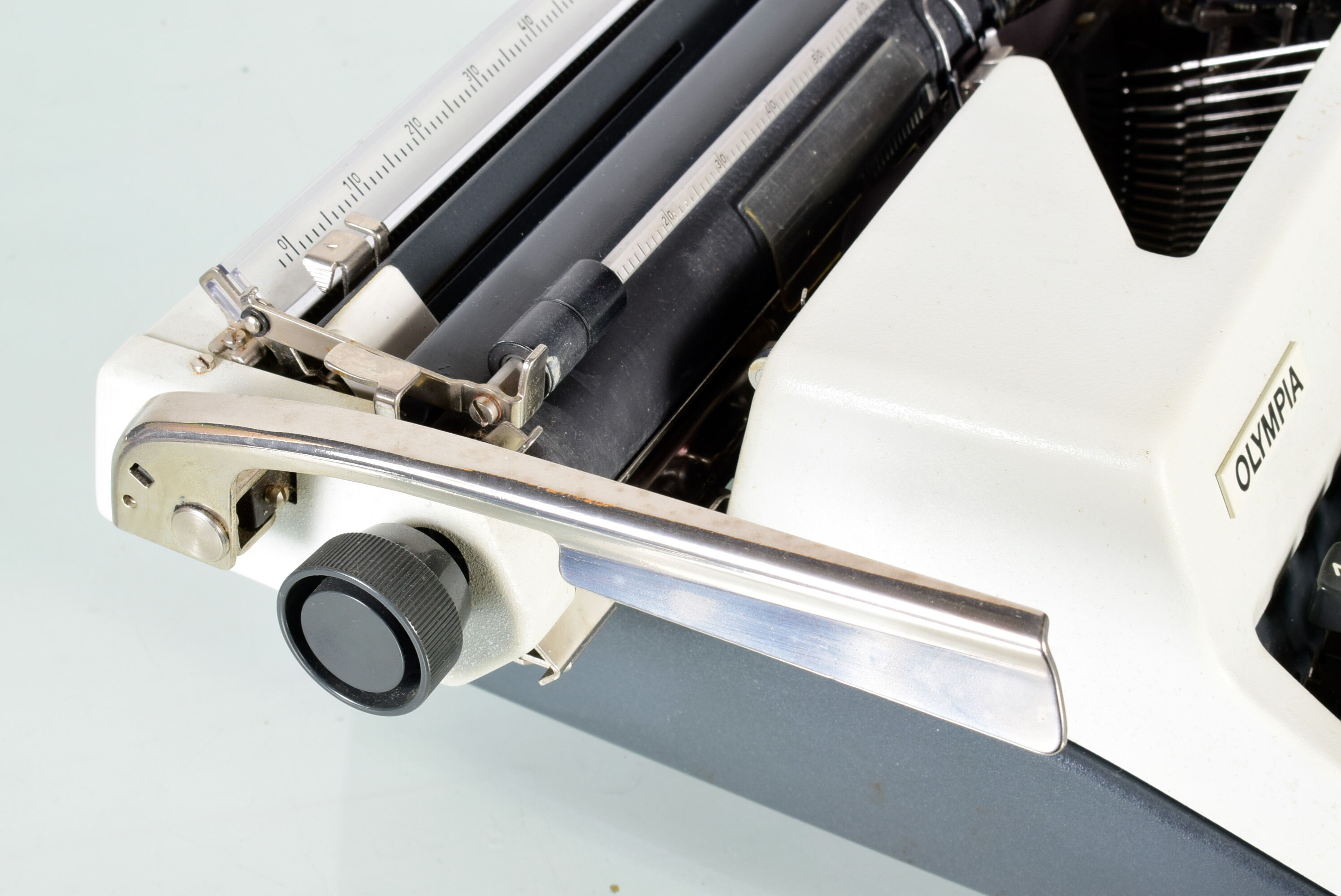 Olympia typewriter with suitcase