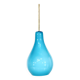 Italian pendant light in blue opaline