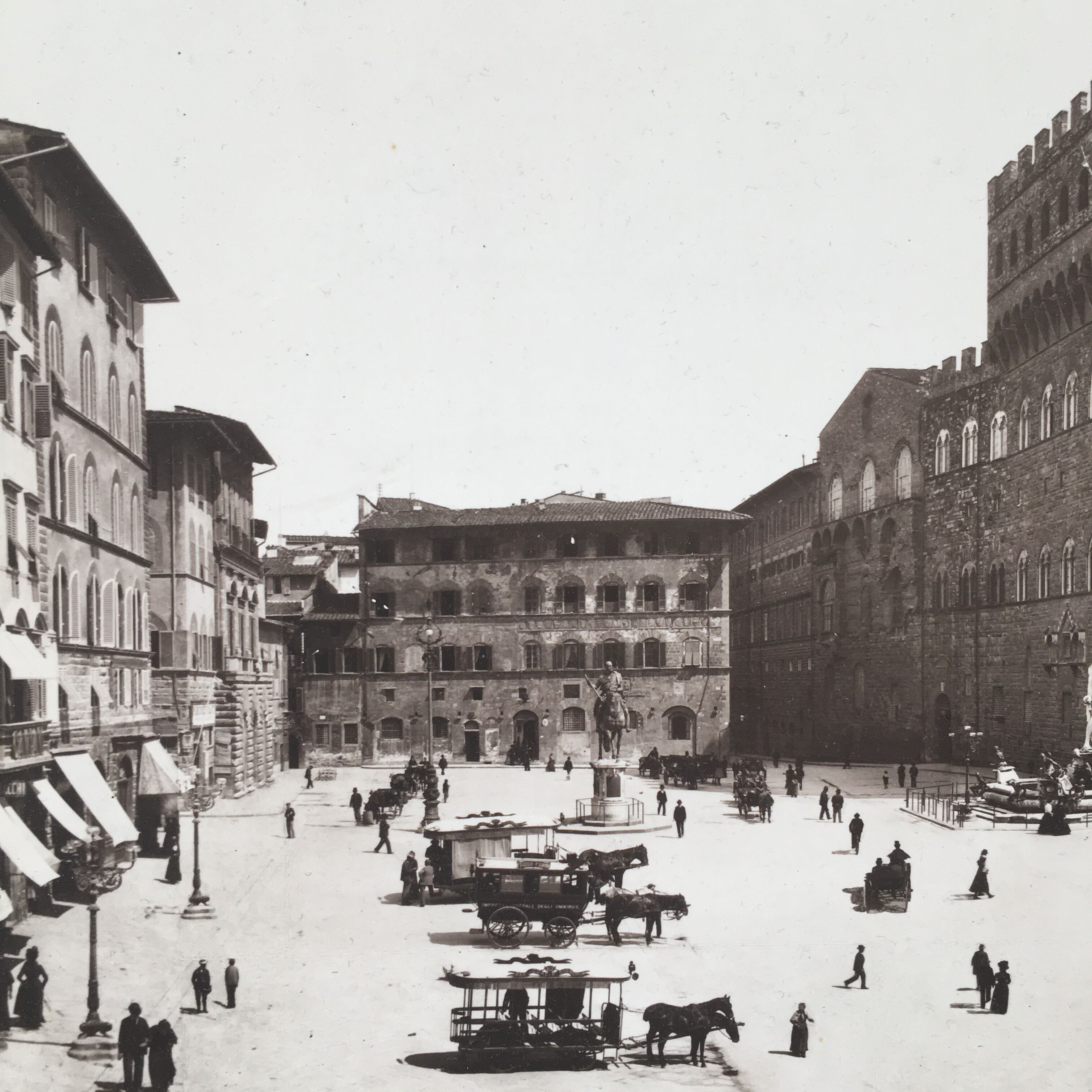 Photograph on wood panel - Florence Italy