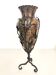 Copper Vase with Wrought Iron Snake and Leaves attr. to Alessandro Mazzucot