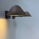 Pair of vintage adjustable wall lights, patinated brass, France 1970.