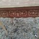 Antique game table in Louis XVI style with marquetry.