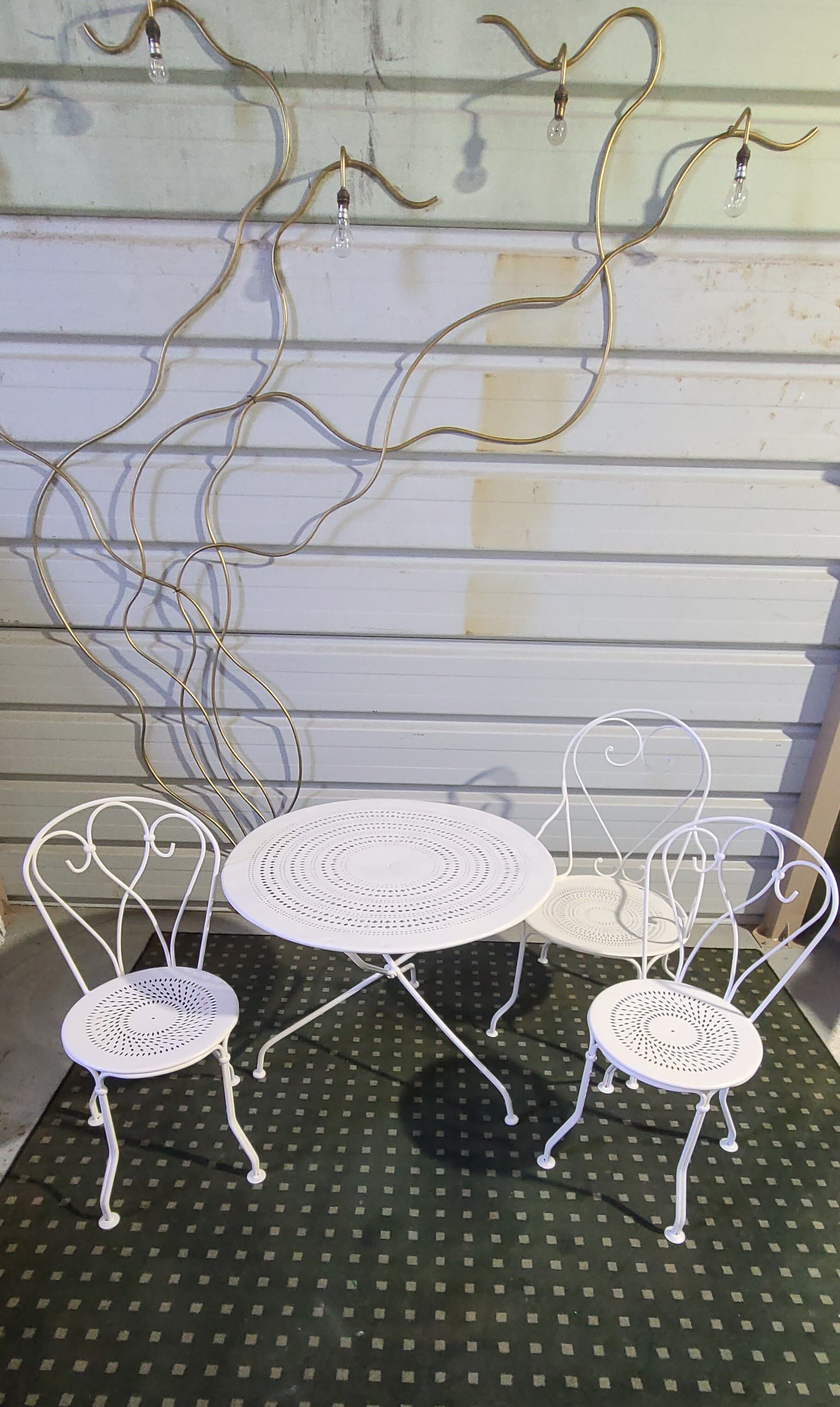 Mid-Century Garden Furniture in Wrought Iron