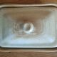 Vintage stoneware butter dish Village CNP with lid